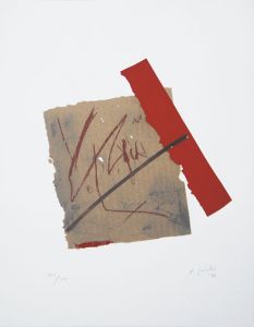 斎藤義重版画額/Yoshishige Saito