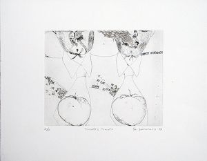 山本容子版画「Tomato's Tomato」/Yoko Yamamoto