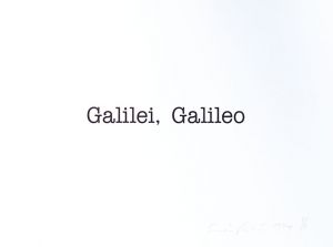 サイモン・パターソン版画「Galilei,Galileo」/Simon Pattersonのサムネール