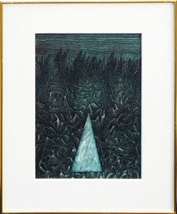 遠藤まさかつ画額「源流へ　No.9」/Masakatsu Endo