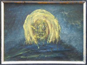 藤山ハン画額「人形の肖像」/Han Fujiyamaのサムネール