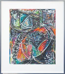 宗宮肇画額「無題」/Hajime Somiyaのサムネール