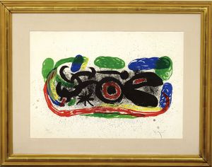 ジョアン・ミロ版画額「火を食べる鳥」/Joan Miroのサムネール