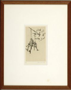 浜田知明版画額「長田弘詩集飾画 II」/Chimei Hamadaのサムネール