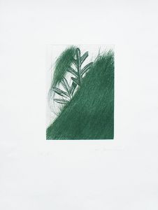 アーノルフ・ライナー版画「Eichenblatt」/Arnulf Rainer