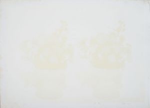 吉仲太造版画「花」/Taizo Yoshinakaのサムネール