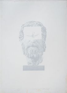 吉仲太造版画「像＝男」/Taizo Yoshinakaのサムネール