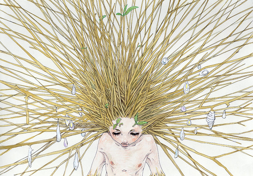 永島 千裕 / Chihiro Nagashima | ▫️ 下絵からのドローイング
