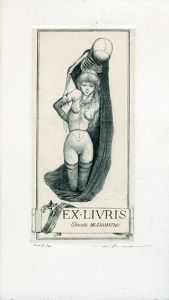 アルフォンス・イノウエ版画「蔵書票26」/Alphonse Inoue