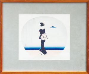 小村雪岱版画額「筑波」/Settai Komuraのサムネール