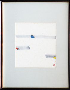 山口長男画額「宙」/Takeo Yamaguchi