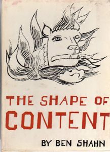 ベン・シャーン　ある絵の伝記　The Shape Of Content/佐藤明訳