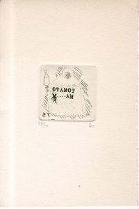 山本容子版画「Tomatoma...N」/Yoko Yamamoto