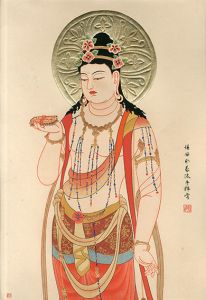 堂本印象版画「文殊師利菩薩」/Inshou Doumoto