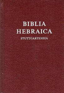 Biblia Hebraica Stuttgartensia/K.Elliger