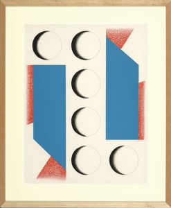 菅井汲版画額「白の太陽」/Kumi Sugaiのサムネール