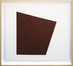 ロバート・マンゴールド版画額「Ⅵ,From　Attic SeriesⅡ」/Robert Mangoldのサムネール