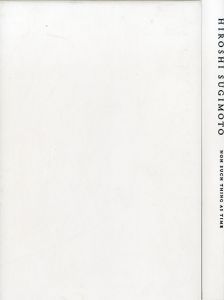 杉本博司　Noh Such Thing as Time/Hiroshi Sugimoto　小柳敦子編
