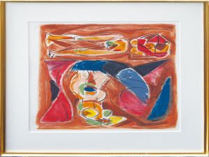 アンドレ・マッソン版画額「婦人」/Andre Massonのサムネール