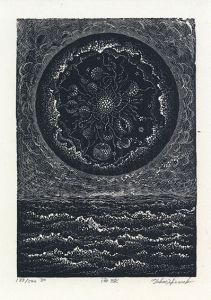 日和崎尊夫版画「海球」/Takao Hiwasakiのサムネール