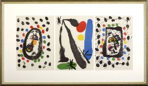 ジョアン・ミロ版画額「Camilo Jose Cela」/Joan Miroのサムネール