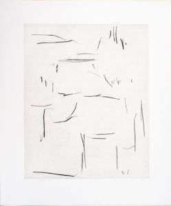 李禹煥版画「廃墟へ-6」/Lee-Ufanのサムネール