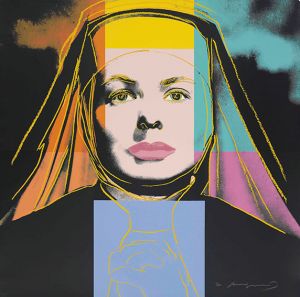 アンディ・ウォーホル版画額「The Nun,From Ingrid Bergman」/Andy Warhol