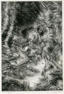 駒井哲郎版画額「残像」/Tetsuro Komaiのサムネール