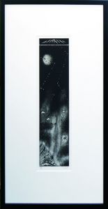 エンツォ・クッキ版画額「Carro Celeste」/Enzo Cucchi