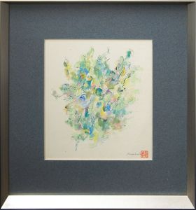 難波田龍起画額「群(むれ)」/Tatsuoki Nambataのサムネール