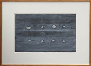 瀧口修造画額「作品」/Shuzo Takiguchi