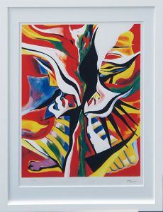 岡本太郎版画額「哄笑」/Taro Okamotoのサムネール