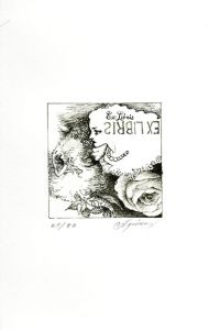 宇野亜喜良版画「Ex-Libris」/Akira Unoのサムネール
