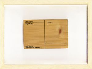 ヨーゼフ・ボイス　マルチプル「木の葉書　Holzpostkarte」/Joseph Beuys