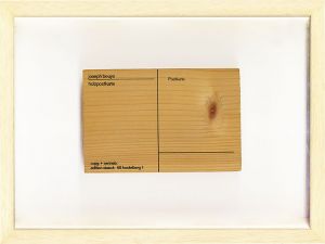 ヨーゼフ・ボイス　マルチプル「木の葉書　Holzpostkarte」/Joseph Beuysのサムネール