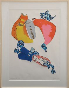 加納光於版画額「Peninsular　半島状の! No.8」/Mitsuo Kanoのサムネール