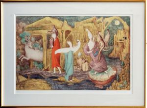 レオノーラ・キャリントン版画額/Leonora Carringtonのサムネール