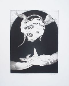 多賀新☆銅版画☆目のある静物 データシート