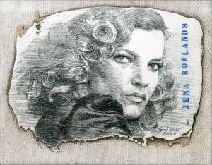 宇野亜喜良画額「Jena Rowlands」/Aquirax Unoのサムネール