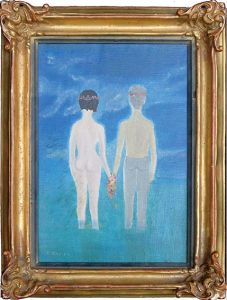 鴨居羊子画額「暗いエーゲ」/Yoko Kamoiのサムネール