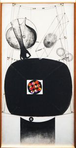 三上誠画額「機構の生理　窓」/Makoto Mikami