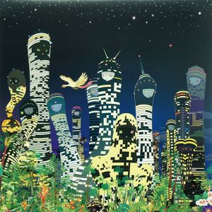 青島千穂版画「City Glow」/Chiho Aoshimaのサムネール