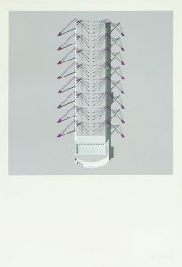 磯崎新版画「Convention Center」/Arata Isozakiのサムネール