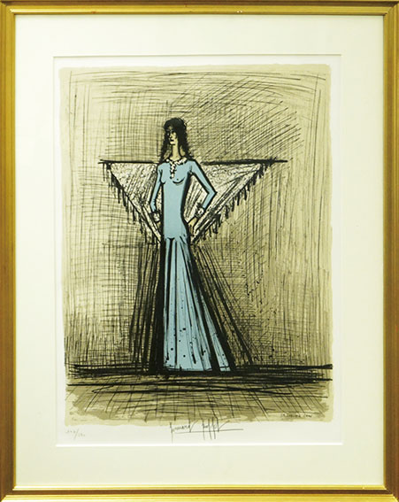 Bernard Buffet / ベルナール・ビュッフェ版画額「ミカエラ