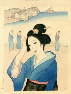 竹久夢二版画「出島」/Yumeji Takehisaのサムネール
