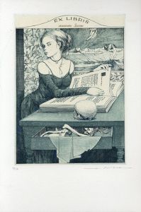 アルフォンス・イノウエ版画「蔵書票34」/Alphonse Inoueのサムネール