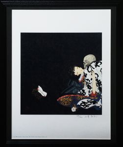 山本タカト版画額「夜鏡」/Takato Yamamotoのサムネール