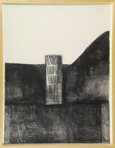 若林奮版画額「Untitled1」/Isamu Wakabayashi