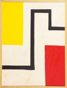 メアリー・ハイルマン版画額「Sunday Morning」/Mary Heilmannのサムネール