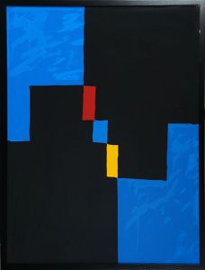 メアリー・ハイルマン版画額「Saturday Night」/Mary Heilmannのサムネール